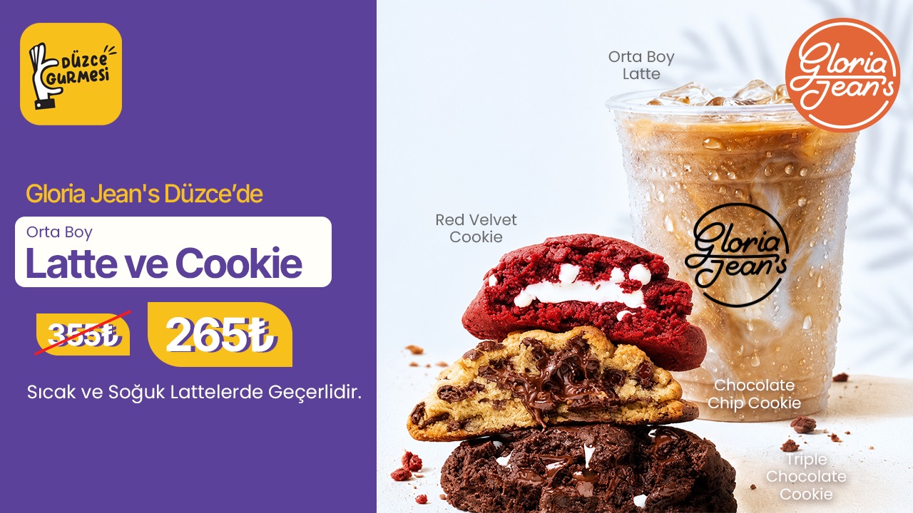 Gloria Jean’s Düzce’de Kahve Keyfi Fırsatı! ☕🍪