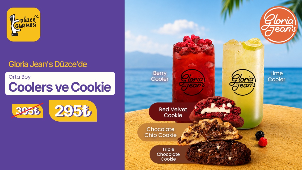 Gloria Jean’s Düzce’de Serinleten Fırsat! 🧋🍪