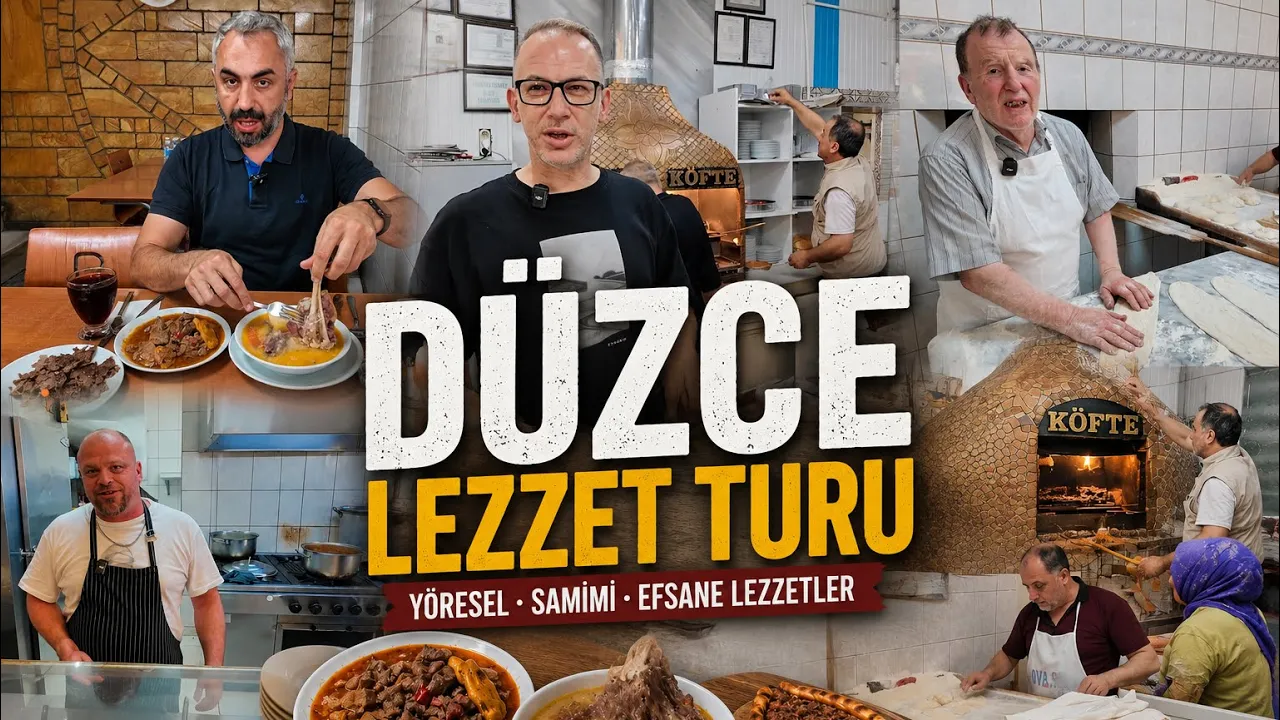 Ayhan Mortepe ve Orman Lezzetleri Çağatay Mutlu Düzce'nin Lezzet Rotasını Keşfetti
